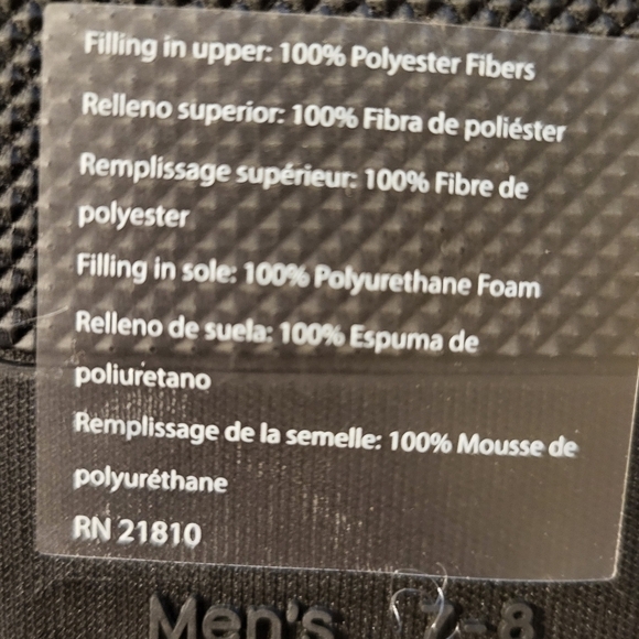 NWT Dearfoams Cozy Comfort Unisex Women's 9-10 Men's 7-8 Memory Foam Sli… - Picture 3 of 15